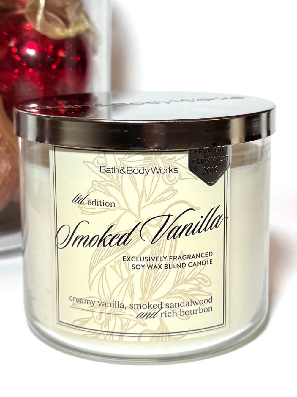 SMOKED VANILLA 3-Wick Candle